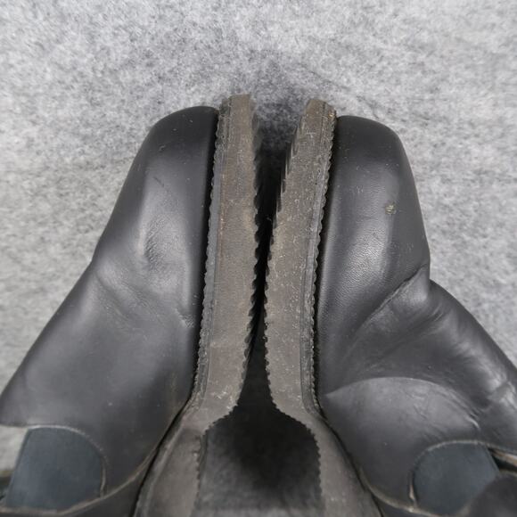 Work America Shoes Mens 10.5 EE Slip On Moc Low Boot Black Leather Eva Tech Sole main image 5